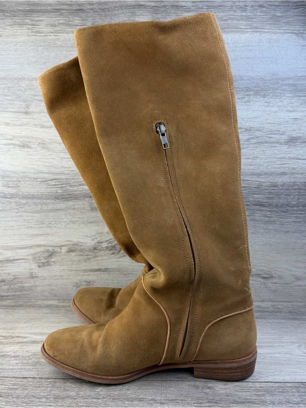 UGG Australia DALEY Gracen TALL Suede Equestrian BOOTS Chestnut 1020257 Sz 8.5